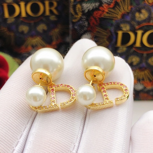 Replica Christian Dior Earrings For Women #1251941 $29.00 USD for Wholesale