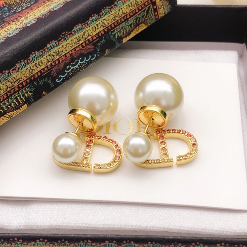 Replica Christian Dior Earrings For Women #1251941 $29.00 USD for Wholesale