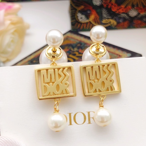 Wholesale Christian Dior Earrings For Women #1251944 $29.00 USD, Wholesale Quality Replica Christian Dior Earrings