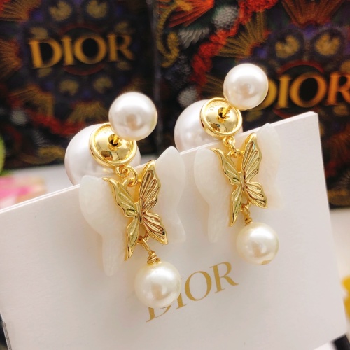 Replica Christian Dior Earrings For Women #1251945 $29.00 USD for Wholesale