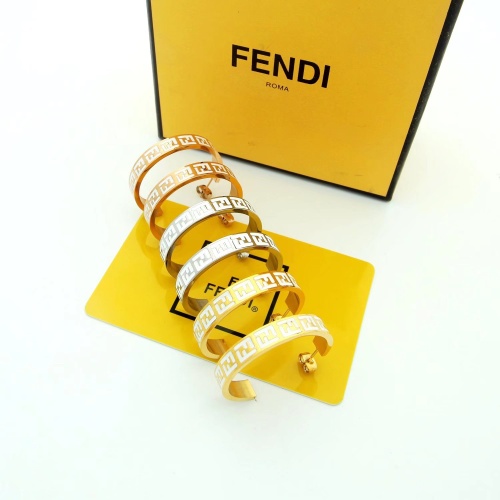 Replica Fendi Earrings For Women #1251968 $36.00 USD for Wholesale