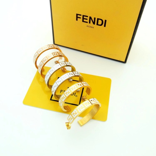 Replica Fendi Earrings For Women #1251969 $36.00 USD for Wholesale