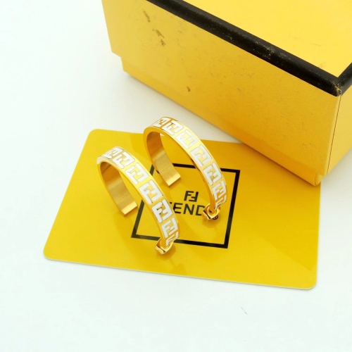 Wholesale Fendi Earrings For Women #1251970 $36.00 USD, Wholesale Quality Replica Fendi Earrings