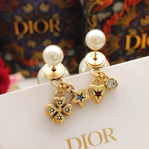 Wholesale Christian Dior Earrings For Women #1251986 $27.00 USD, Wholesale Quality Replica Christian Dior Earrings