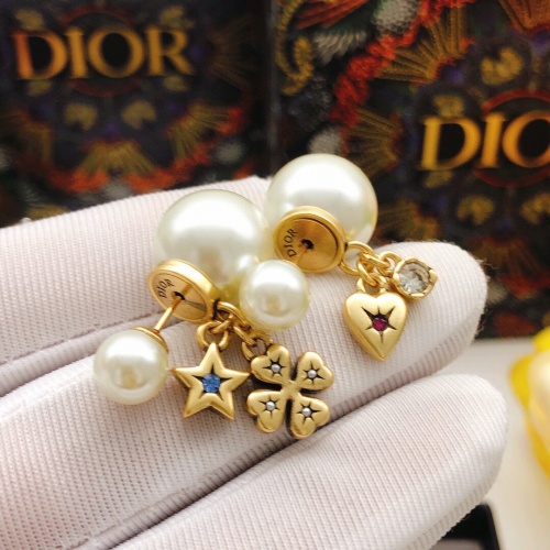 Replica Christian Dior Earrings For Women #1251986 $27.00 USD for Wholesale