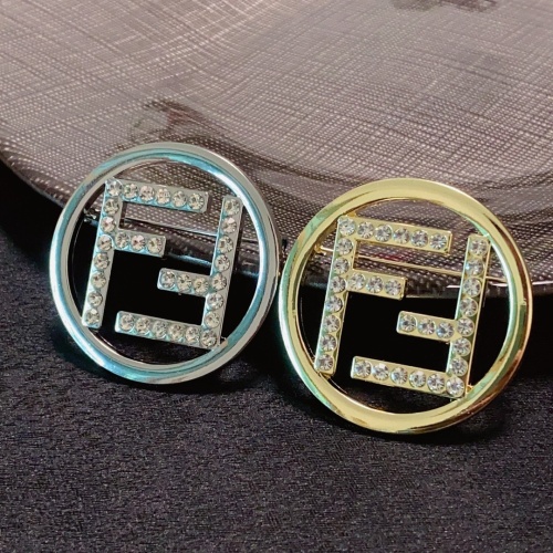 Replica Fendi Brooches For Women #1252012 $25.00 USD for Wholesale