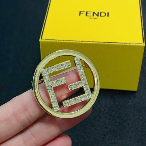 Wholesale Fendi Brooches For Women #1252013 $25.00 USD, Wholesale Quality Replica Fendi Brooches