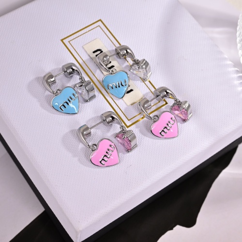 Replica MIU MIU Earrings For Women #1252021 $29.00 USD for Wholesale