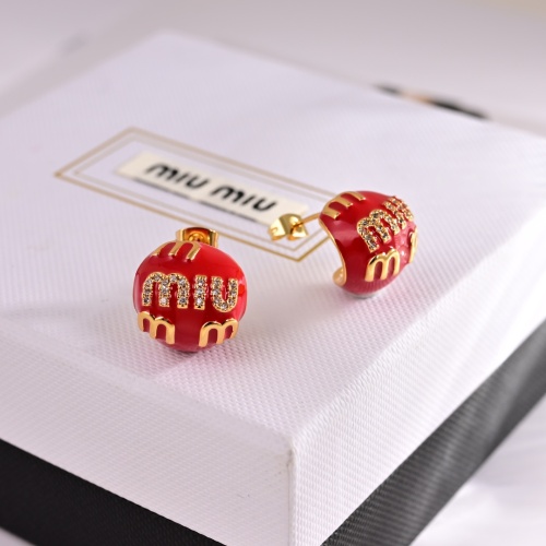 Wholesale MIU MIU Earrings For Women #1252025 $27.00 USD, Wholesale Quality Replica MIU MIU Earrings