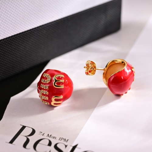 Replica MIU MIU Earrings For Women #1252025 $27.00 USD for Wholesale