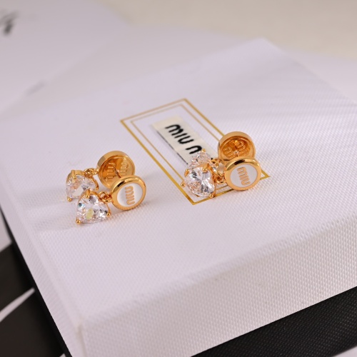 Wholesale MIU MIU Earrings For Women #1252030 $29.00 USD, Wholesale Quality Replica MIU MIU Earrings