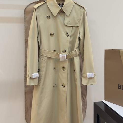 Wholesale Burberry Trench Coat Long Sleeved For Women #1252035 $327.27 USD, Wholesale Quality Replica Burberry Trench Coat