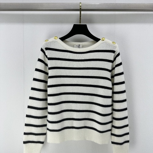 Wholesale Celine Sweaters Long Sleeved For Women #1252128 $96.00 USD, Wholesale Quality Replica Celine Sweaters