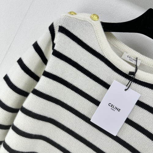 Replica Celine Sweaters Long Sleeved For Women #1252128 $96.00 USD for Wholesale