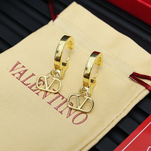 Replica Valentino Earrings For Women #1252129 $25.00 USD for Wholesale