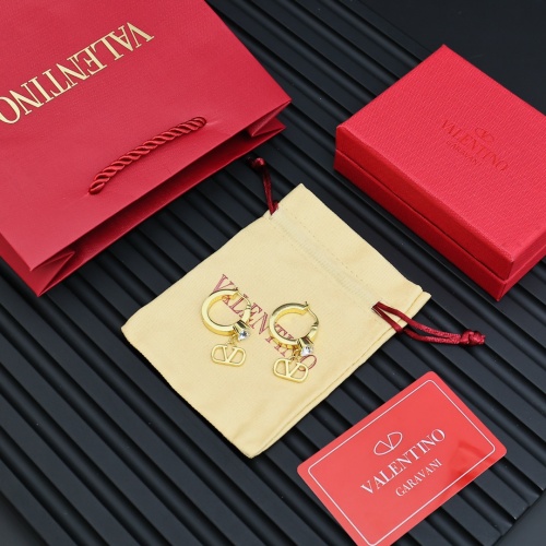 Replica Valentino Earrings For Women #1252129 $25.00 USD for Wholesale