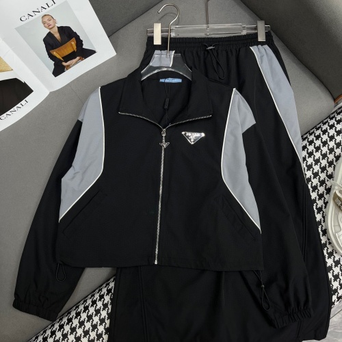 Wholesale Prada Tracksuits Long Sleeved For Women #1252158 $100.00 USD, Wholesale Quality Replica Prada Tracksuits