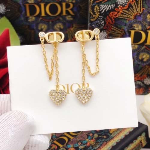 Replica Christian Dior Earrings For Women #1252175 $27.00 USD for Wholesale