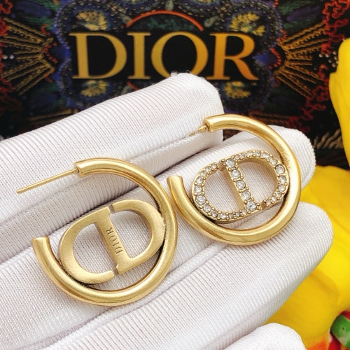 Replica Christian Dior Earrings For Women #1252176 $27.00 USD for Wholesale