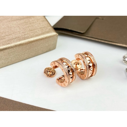 Wholesale Bvlgari Earrings For Women #1252178 $36.00 USD, Wholesale Quality Replica Bvlgari Earrings