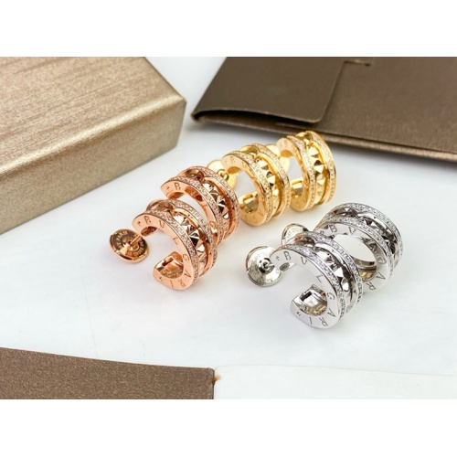 Replica Bvlgari Earrings For Women #1252178 $36.00 USD for Wholesale