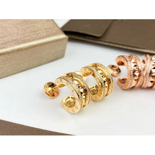 Wholesale Bvlgari Earrings For Women #1252179 $36.00 USD, Wholesale Quality Replica Bvlgari Earrings