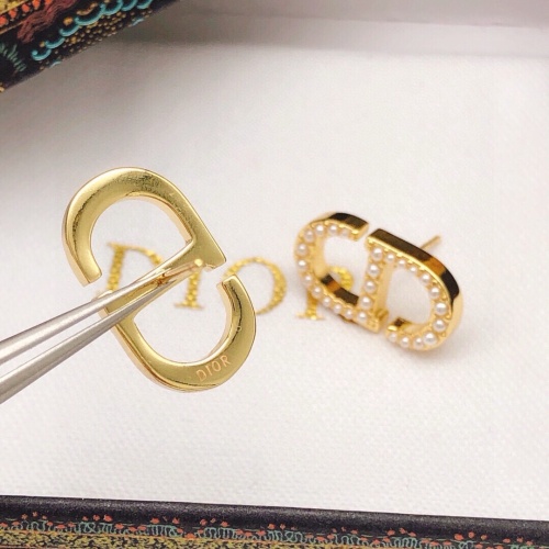 Replica Christian Dior Earrings For Women #1252224 $27.00 USD for Wholesale