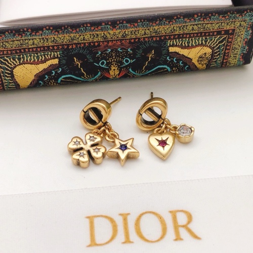 Replica Christian Dior Earrings For Women #1252227 $27.00 USD for Wholesale