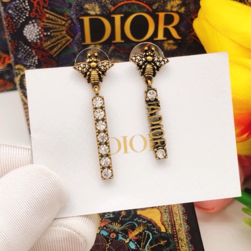 Replica Christian Dior Earrings For Women #1252229 $27.00 USD for Wholesale