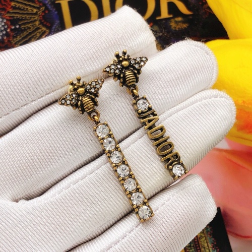 Replica Christian Dior Earrings For Women #1252229 $27.00 USD for Wholesale