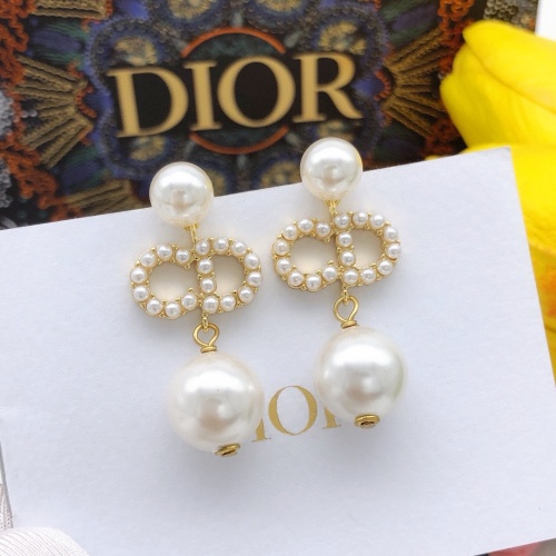 Wholesale Christian Dior Earrings For Women #1252231 $27.00 USD, Wholesale Quality Replica Christian Dior Earrings