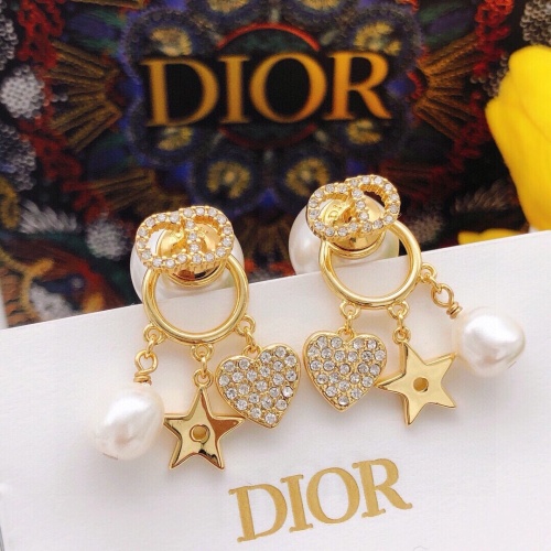 Wholesale Christian Dior Earrings For Women #1252232 $27.00 USD, Wholesale Quality Replica Christian Dior Earrings