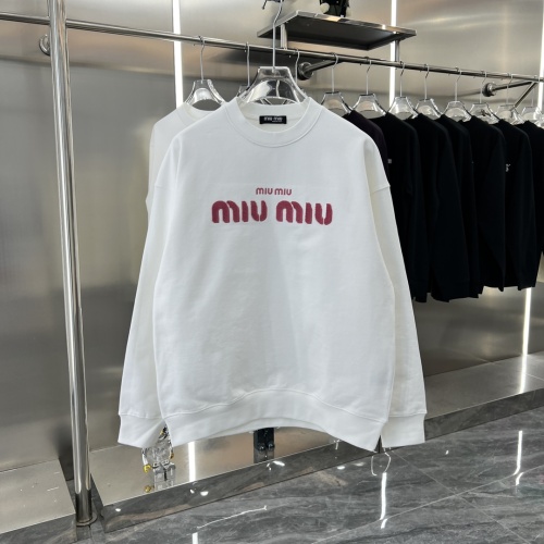 Wholesale MIU MIU Hoodies Long Sleeved For Unisex #1252233 $52.00 USD, Wholesale Quality Replica MIU MIU Hoodies