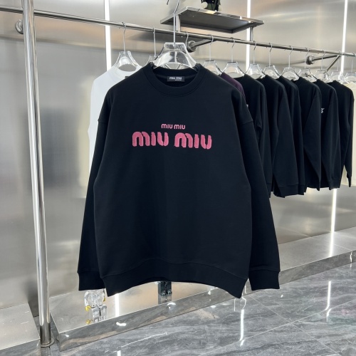 Wholesale MIU MIU Hoodies Long Sleeved For Unisex #1252234 $52.00 USD, Wholesale Quality Replica MIU MIU Hoodies