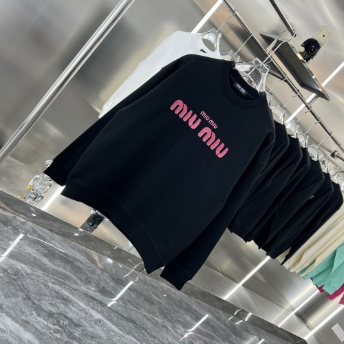 Replica MIU MIU Hoodies Long Sleeved For Unisex #1252234 $52.00 USD for Wholesale