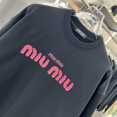 Replica MIU MIU Hoodies Long Sleeved For Unisex #1252234 $52.00 USD for Wholesale