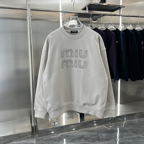 Wholesale MIU MIU Hoodies Long Sleeved For Unisex #1252235 $52.00 USD, Wholesale Quality Replica MIU MIU Hoodies