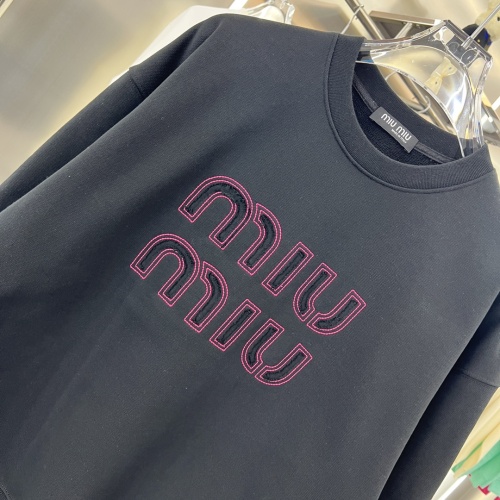 Replica MIU MIU Hoodies Long Sleeved For Unisex #1252237 $52.00 USD for Wholesale