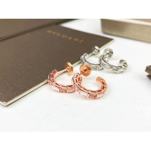 Replica Bvlgari Earrings For Women #1252242 $40.00 USD for Wholesale