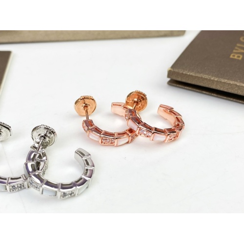 Replica Bvlgari Earrings For Women #1252242 $40.00 USD for Wholesale