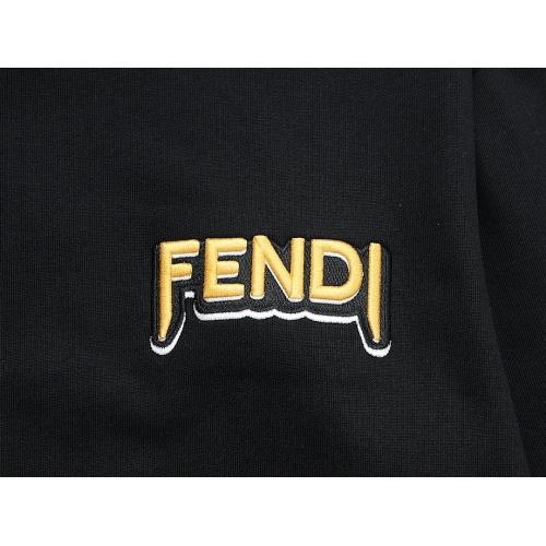 Replica Fendi Hoodies Long Sleeved For Unisex #1252259 $52.00 USD for Wholesale