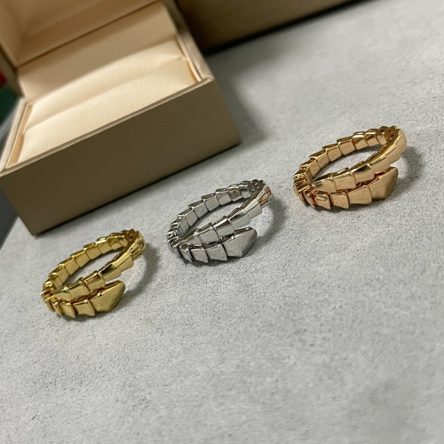 Replica Bvlgari Rings In Rose Gold #1252261 $48.00 USD for Wholesale