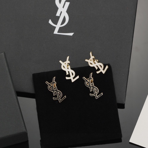 Replica Yves Saint Laurent YSL Earrings For Women #1252276 $25.00 USD for Wholesale