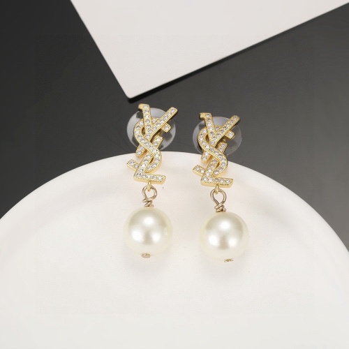 Wholesale Yves Saint Laurent YSL Earrings For Women #1252280 $25.00 USD, Wholesale Quality Replica Yves Saint Laurent YSL Earrings