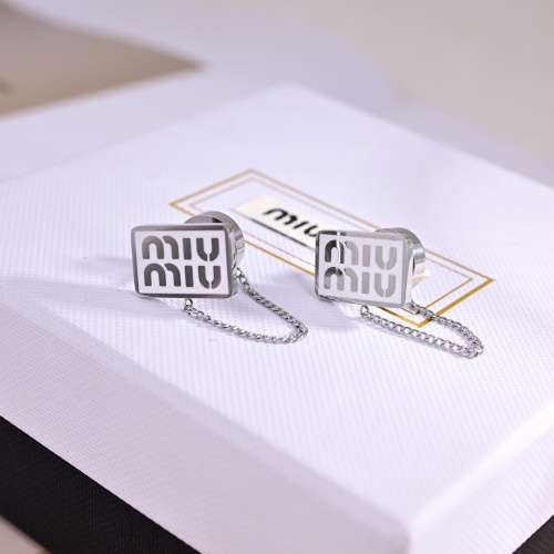 Wholesale MIU MIU Earrings For Women #1252281 $27.00 USD, Wholesale Quality Replica MIU MIU Earrings