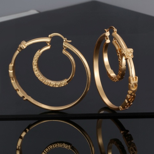 Wholesale Versace Earrings For Women #1252333 $34.00 USD, Wholesale Quality Replica Versace Earrings