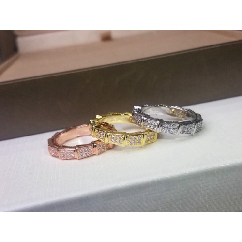 Replica Bvlgari Rings For Women #1252372 $25.00 USD for Wholesale