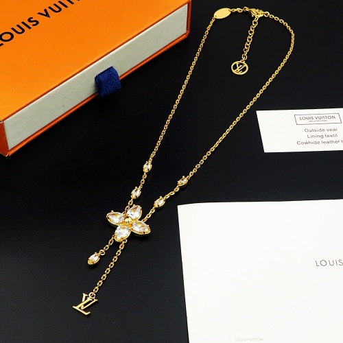 Wholesale Louis Vuitton Necklaces #1252382 $32.00 USD, Wholesale Quality Replica Louis Vuitton Necklaces