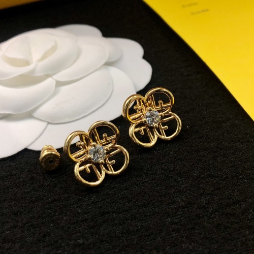 Wholesale Fendi Earrings For Women #1252446 $25.00 USD, Wholesale Quality Replica Fendi Earrings