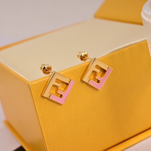 Replica Fendi Earrings For Women #1252466 $27.00 USD for Wholesale